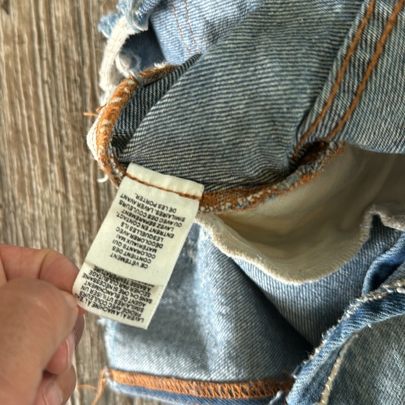 WE THE FREE BEAUTIFUL JEAN SKIRT, SIZE 24 - Picture 7 of 11